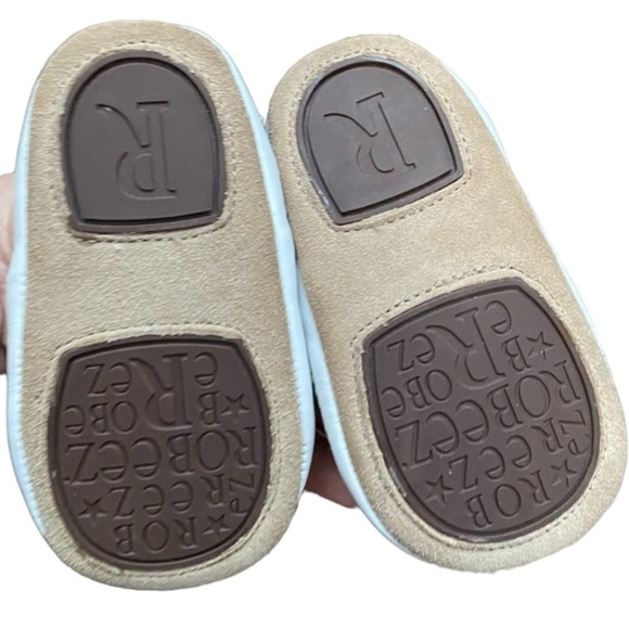 Robeez genuine leather upper baby shoes size 6-9 months - Picture 6 of 6